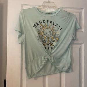 Wanderlust crop top